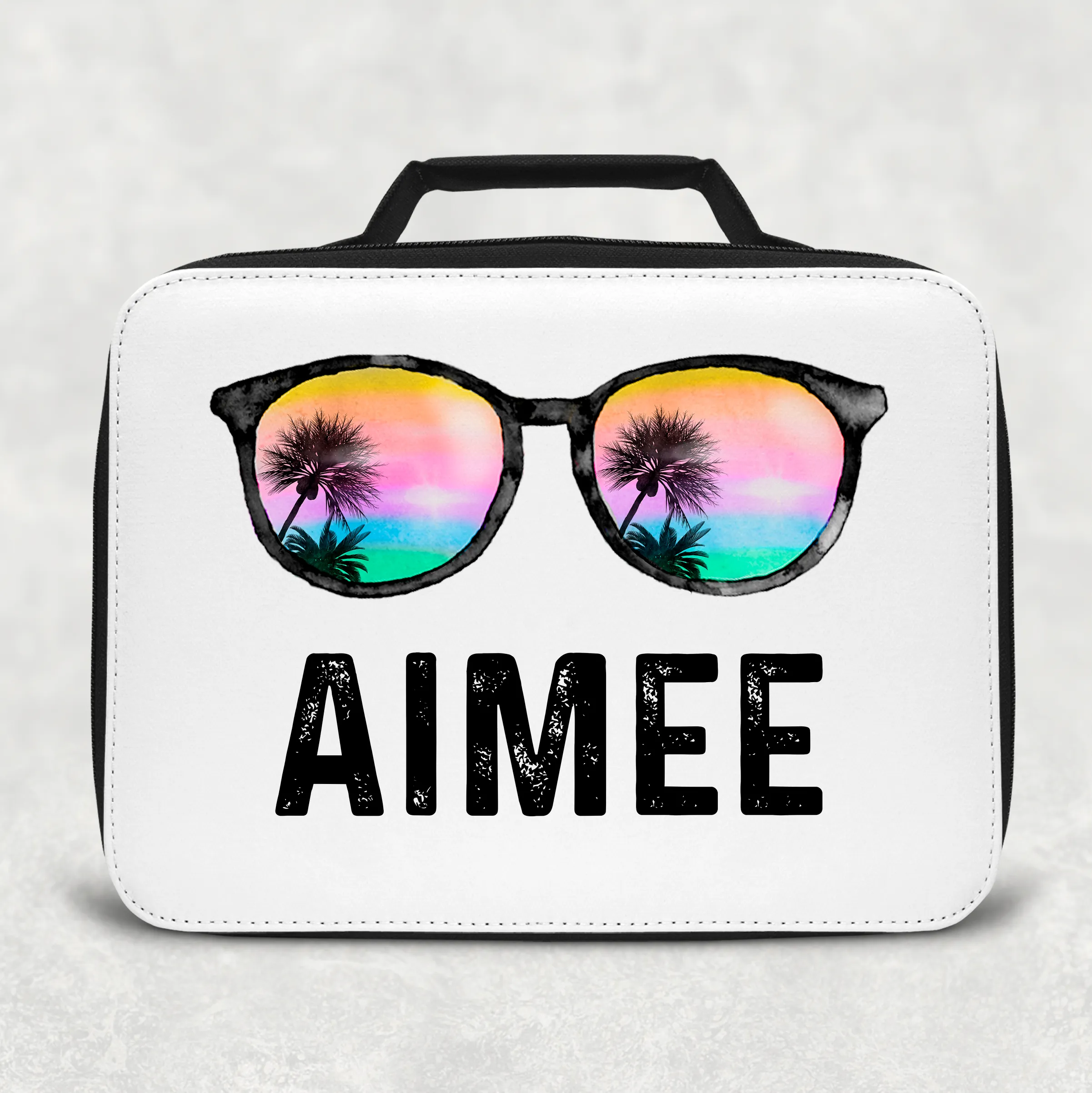 Sunglasses Personalised Insulated Lunch Bag