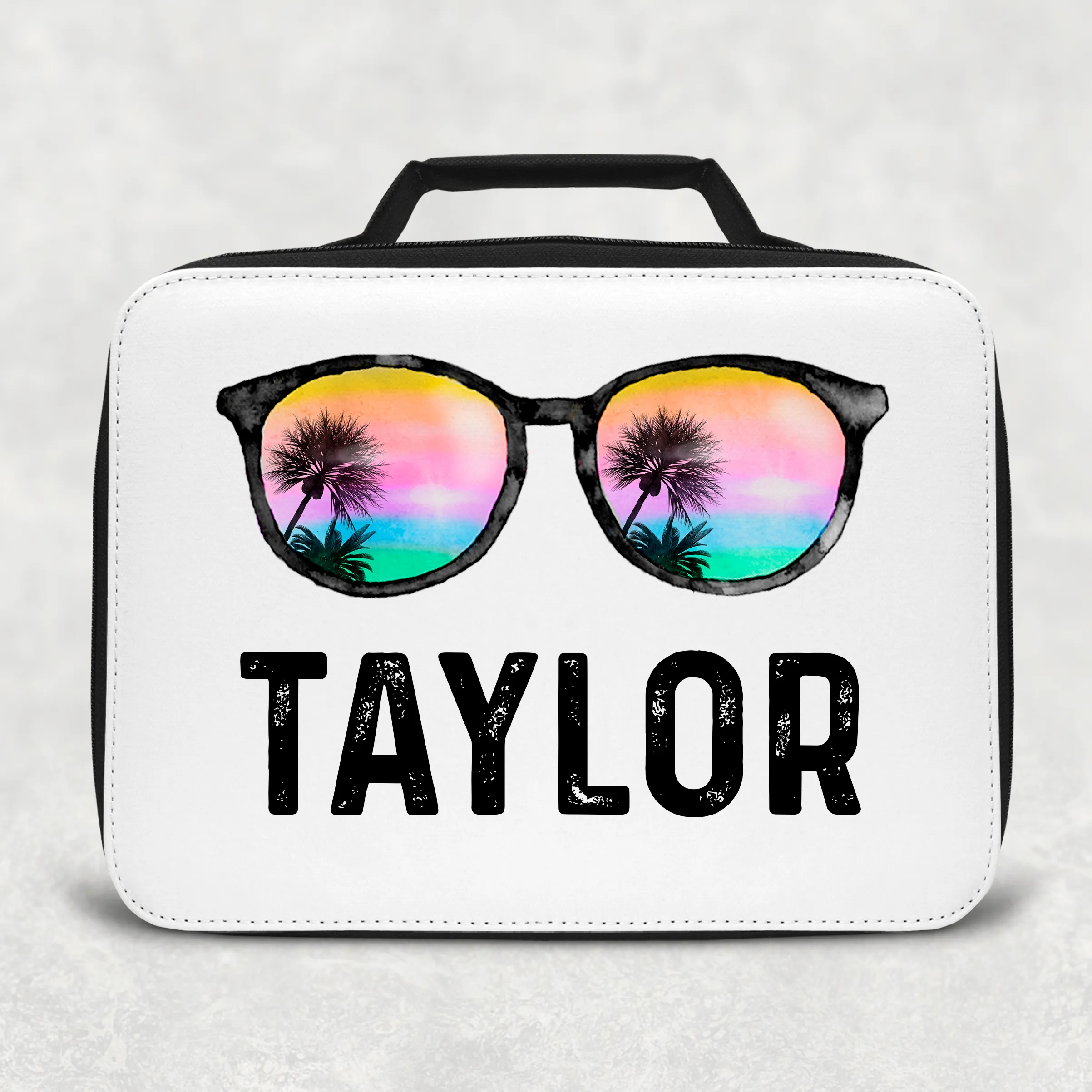 Sunglasses Personalised Insulated Lunch Bag