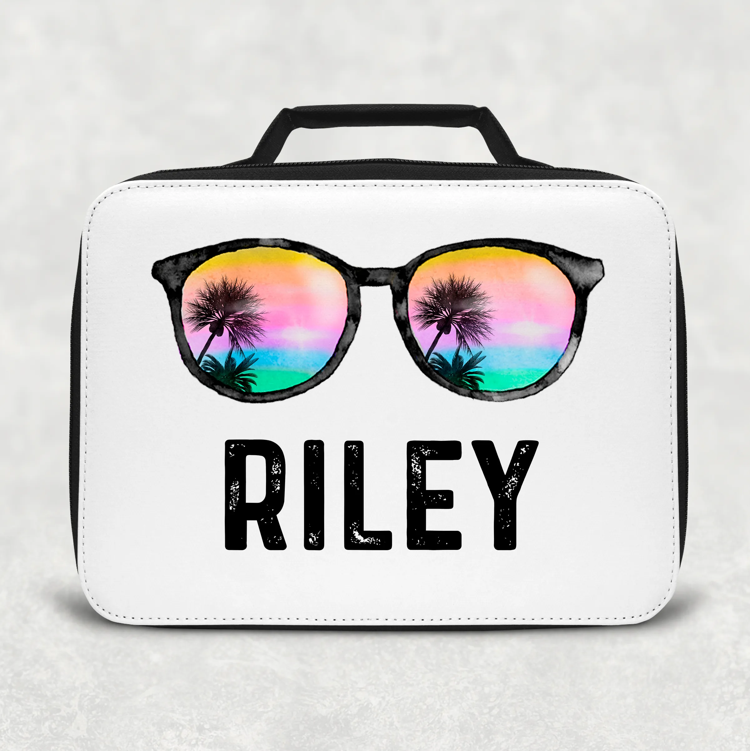 Sunglasses Personalised Insulated Lunch Bag