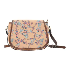 Swift Floral Peache Saddle Bag/Large