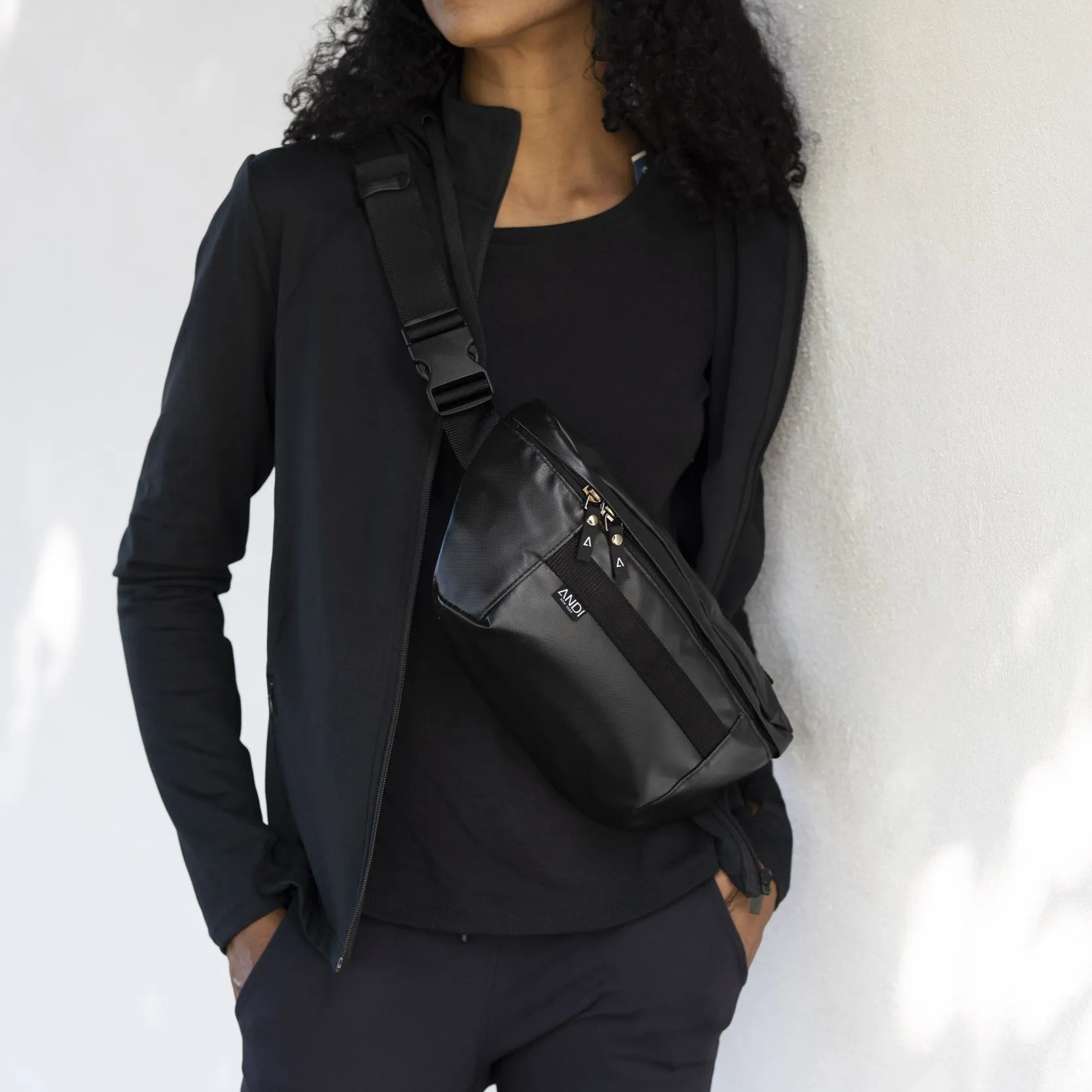 The Bum Bag - Onyx Un-Leather