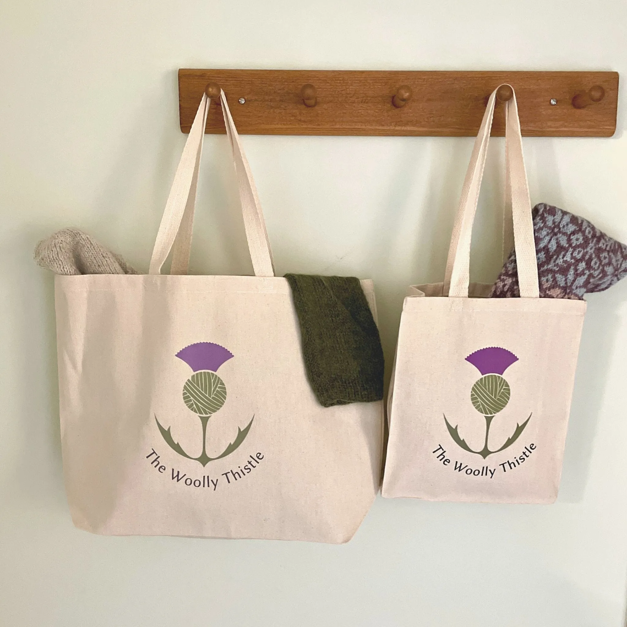 The Woolly Thistle Tote Bag