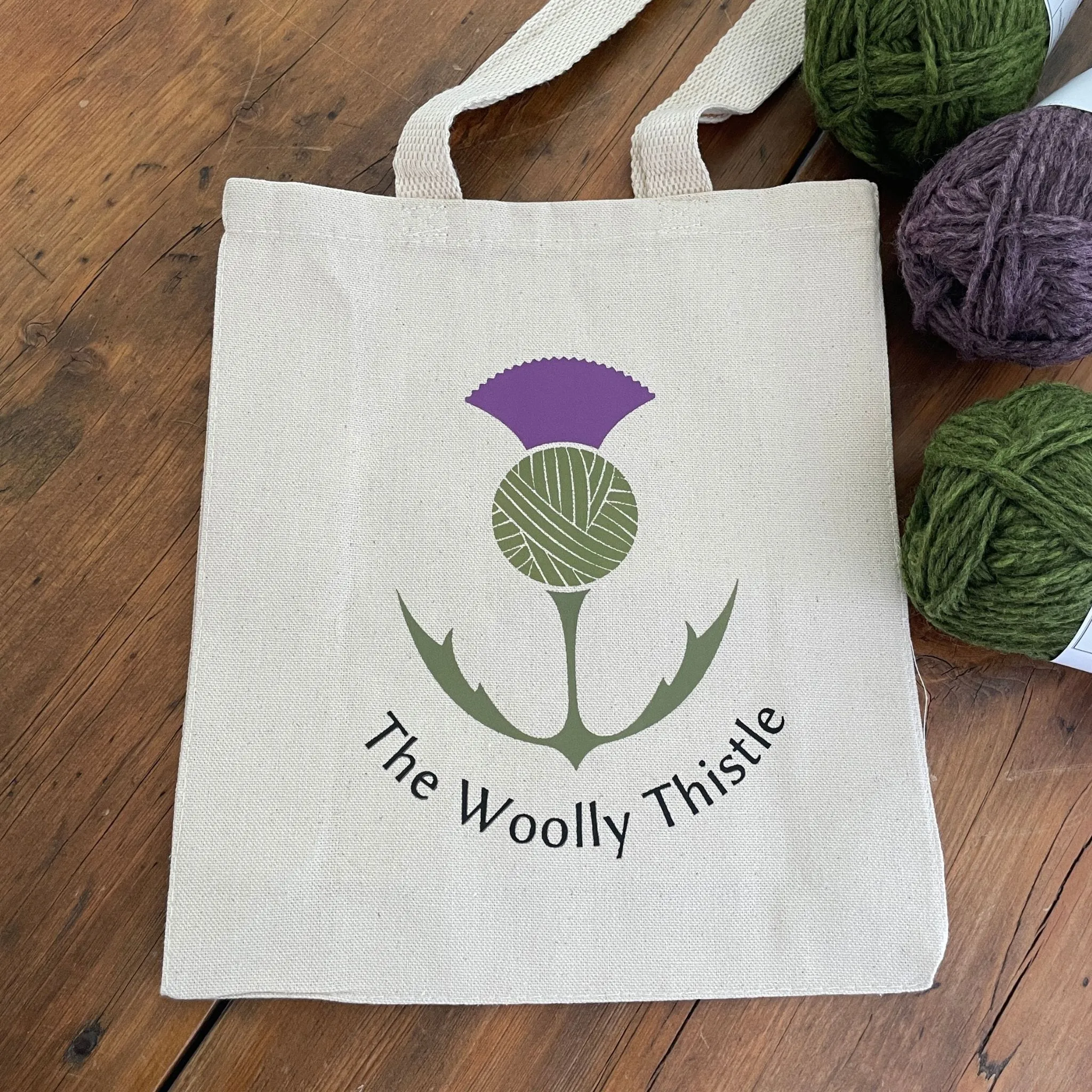 The Woolly Thistle Tote Bag