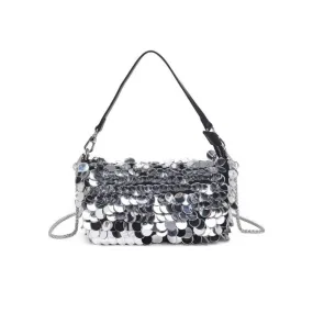 Twiggy Paillete Sequin Sparkle Disco Vegan Shoulder Bag