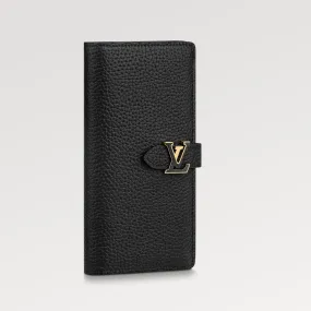 VERTICAL WALLET CAPUCINES BLACK