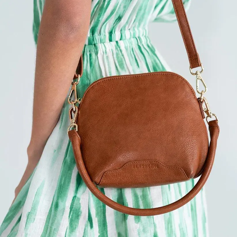 Vigo Crossbody Bag | Tan Pebble