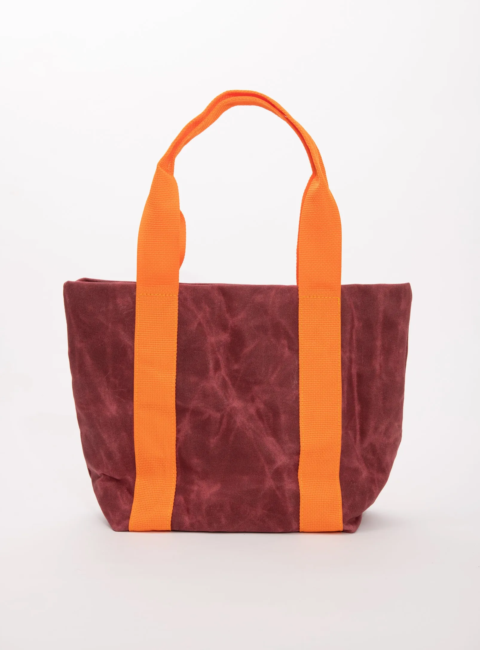 Waxed canvas tote bag ROSEMONT model