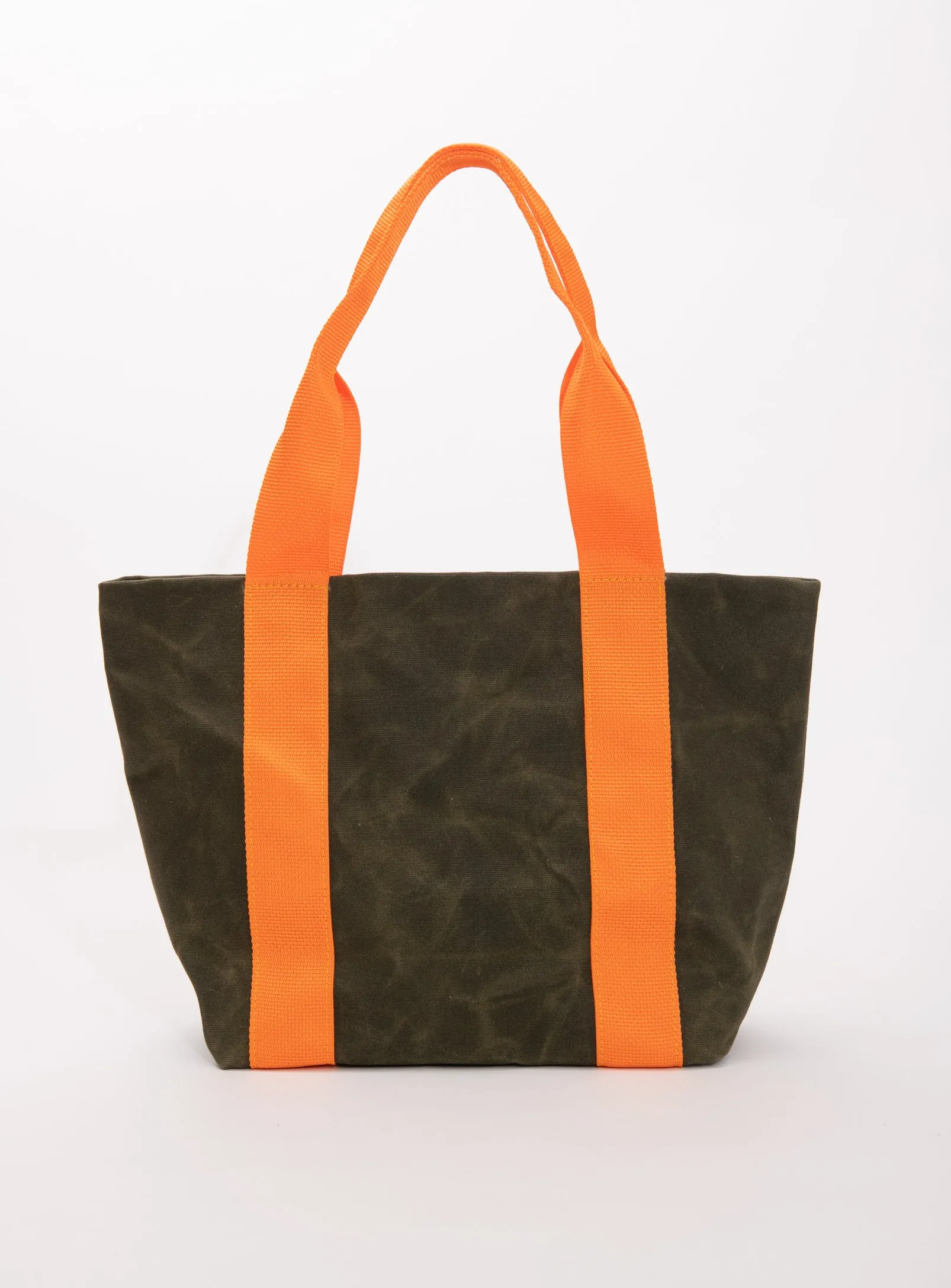 Waxed canvas tote bag ROSEMONT model