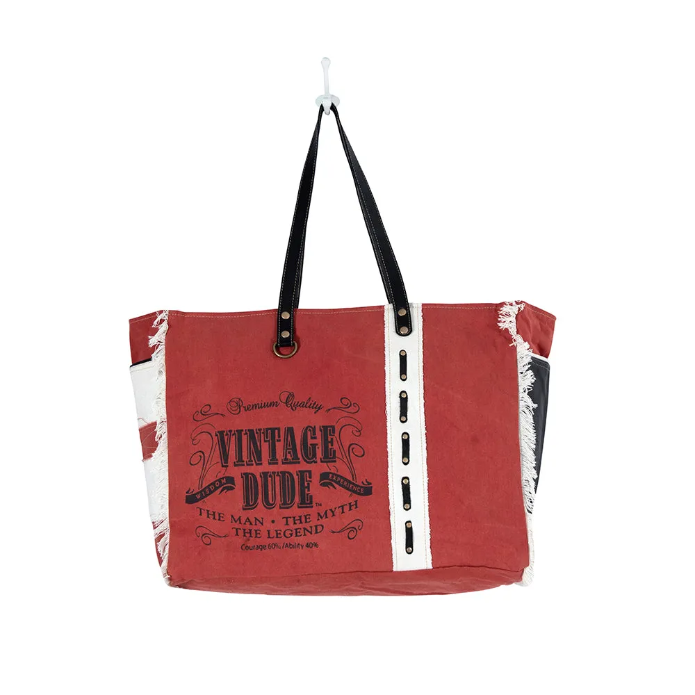 Western Vintage Weekender Bag