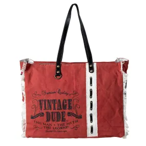 Western Vintage Weekender Bag