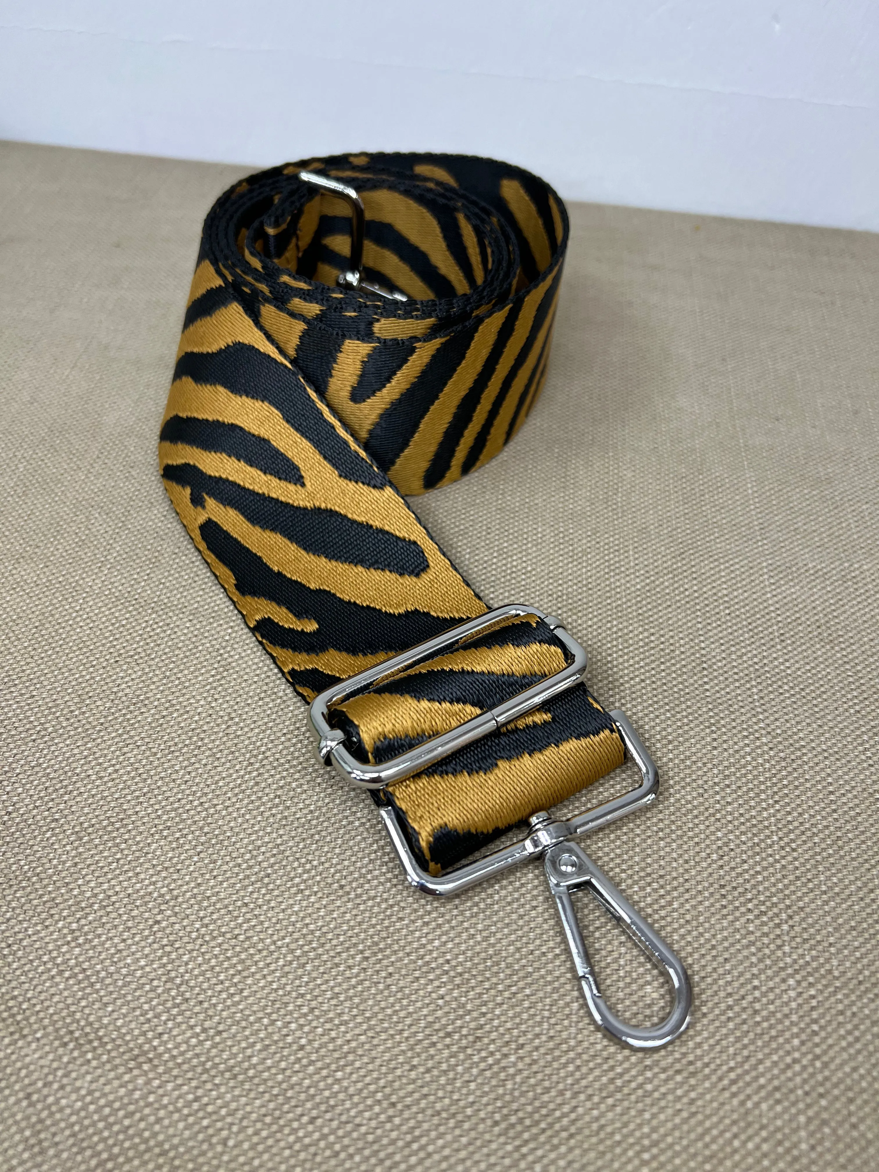 Wide Bag Strap - Zebra