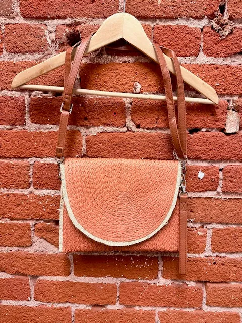 Willia Woven Satchel/Purse (Assorted Colors)