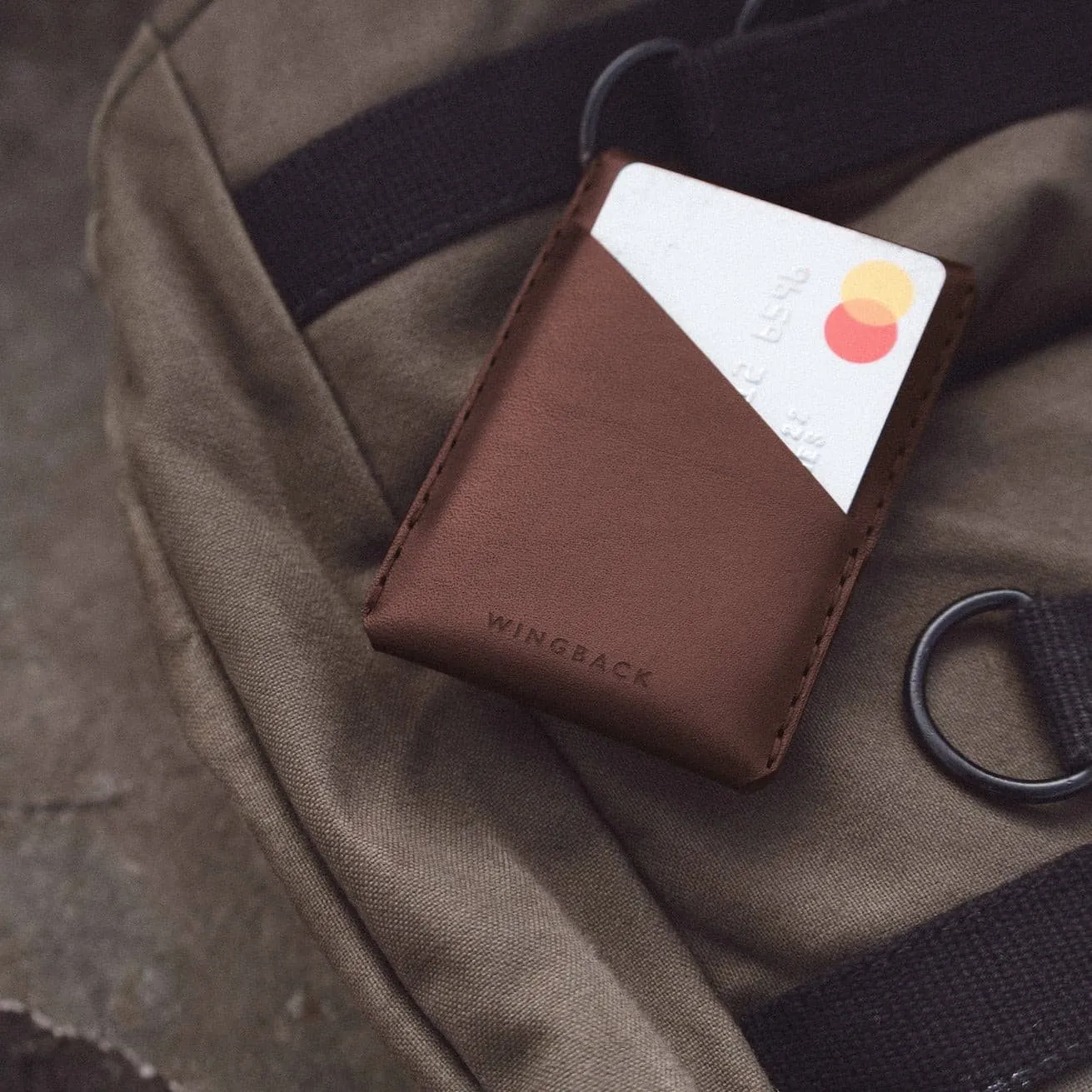 Wingback Wingston CardHolder - Dual Symmetrical Pockets