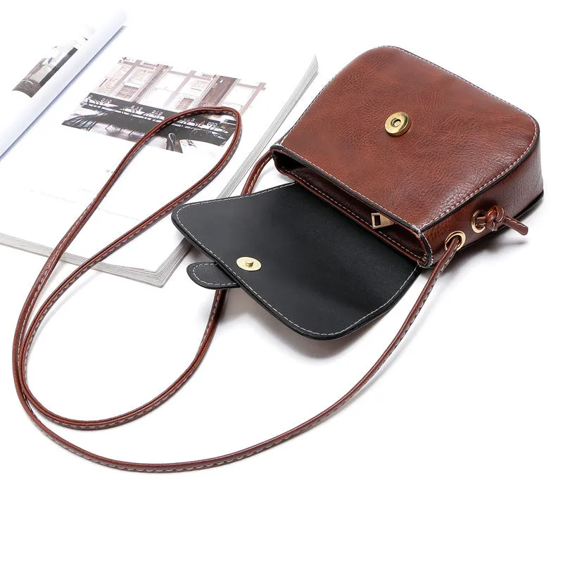 Women Small Vintage Shoulder Bag Messenger Crossbody Bag