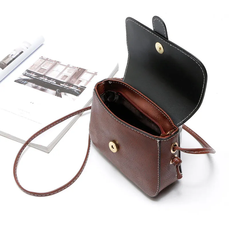 Women Small Vintage Shoulder Bag Messenger Crossbody Bag