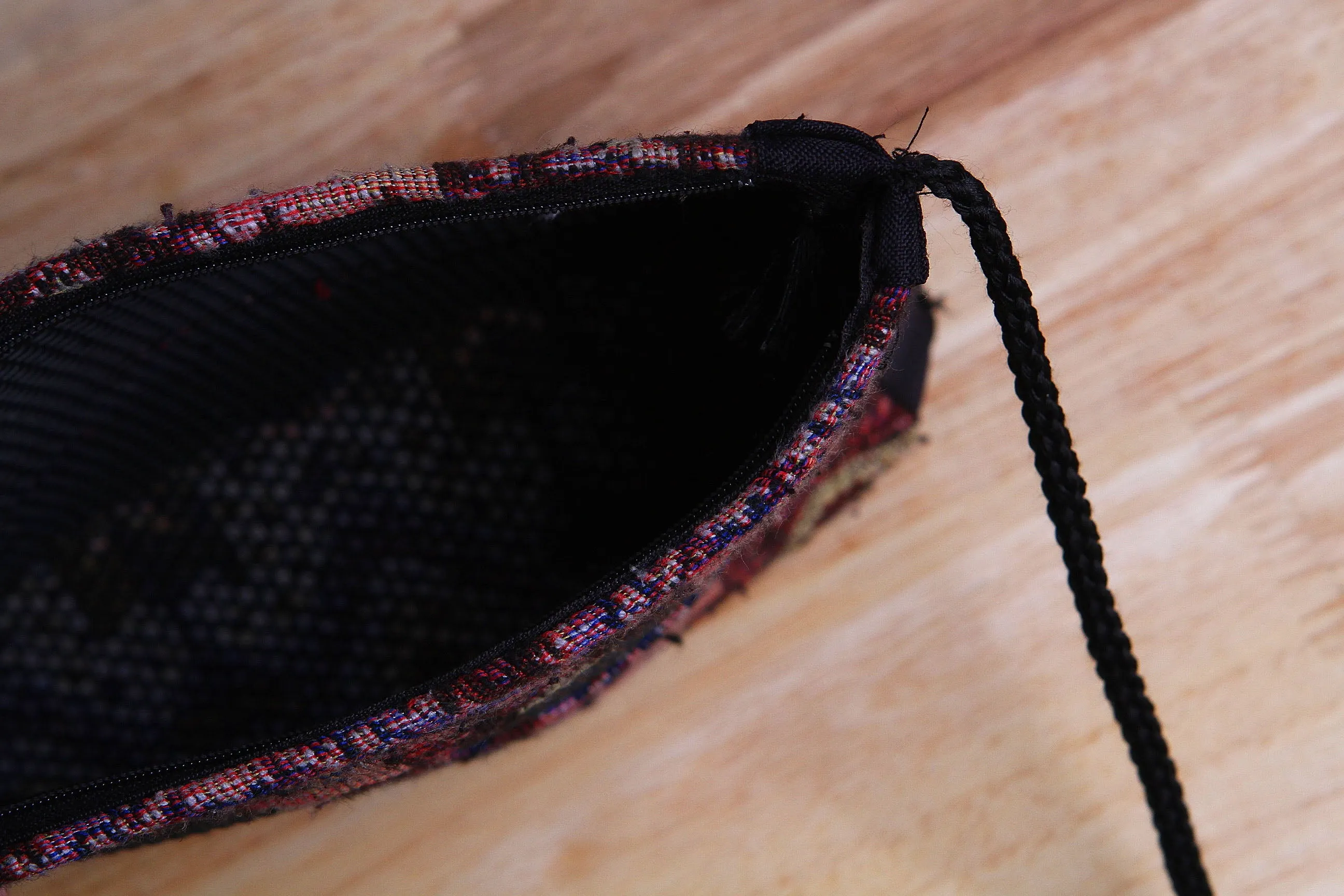 Woven Cloth Crossbody Bag