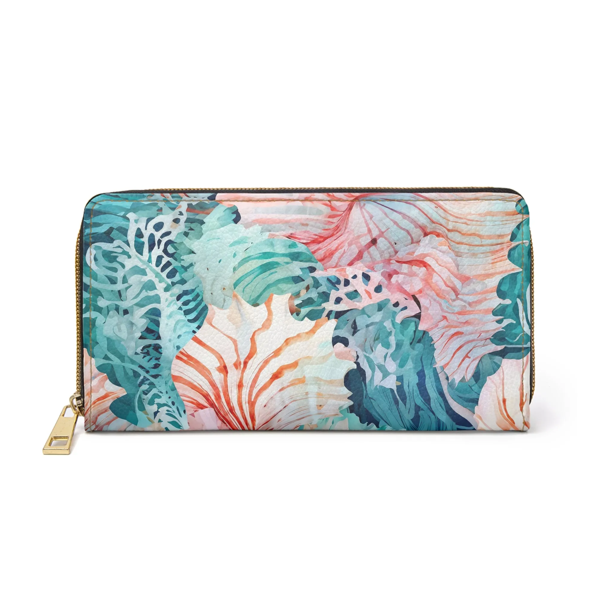 Zipper Wallet - Abstract Ocean Vibe